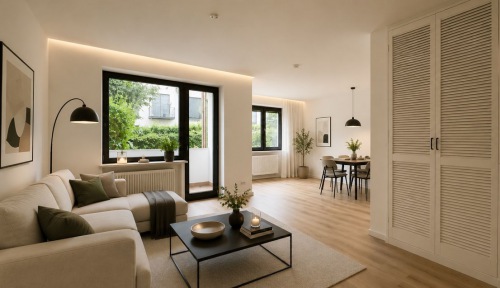 Saniertes Appartement in ruhiger Seitenstraße mit Einbauküche und Balkon
