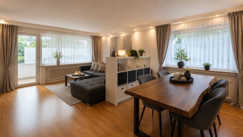Hervorragend geschnittene und ruhig gelegene 4 Raum-Wohnung mit Balkon
